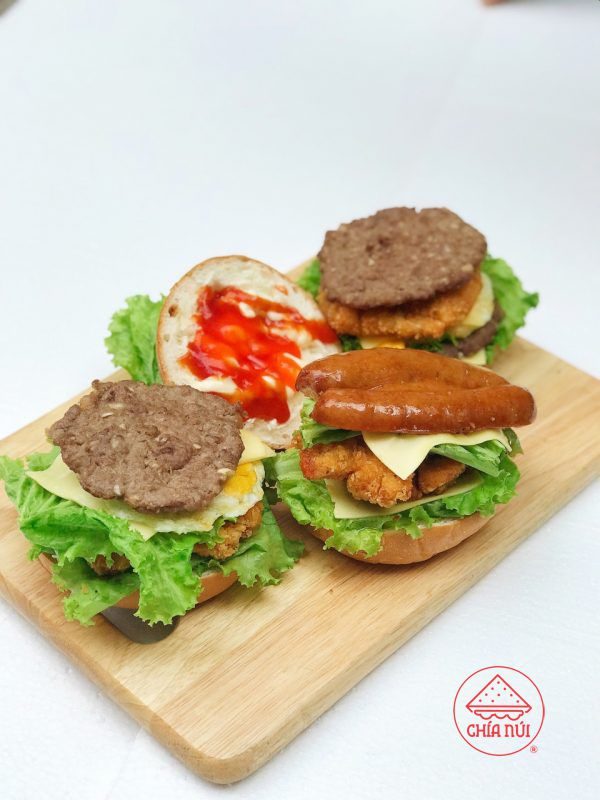 bộ 3 burger